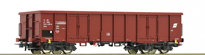 Gondola car type Eaos<br /><a href='images/pictures/Roco/Roco-76967.jpg' target='_blank'>Full size image</a>